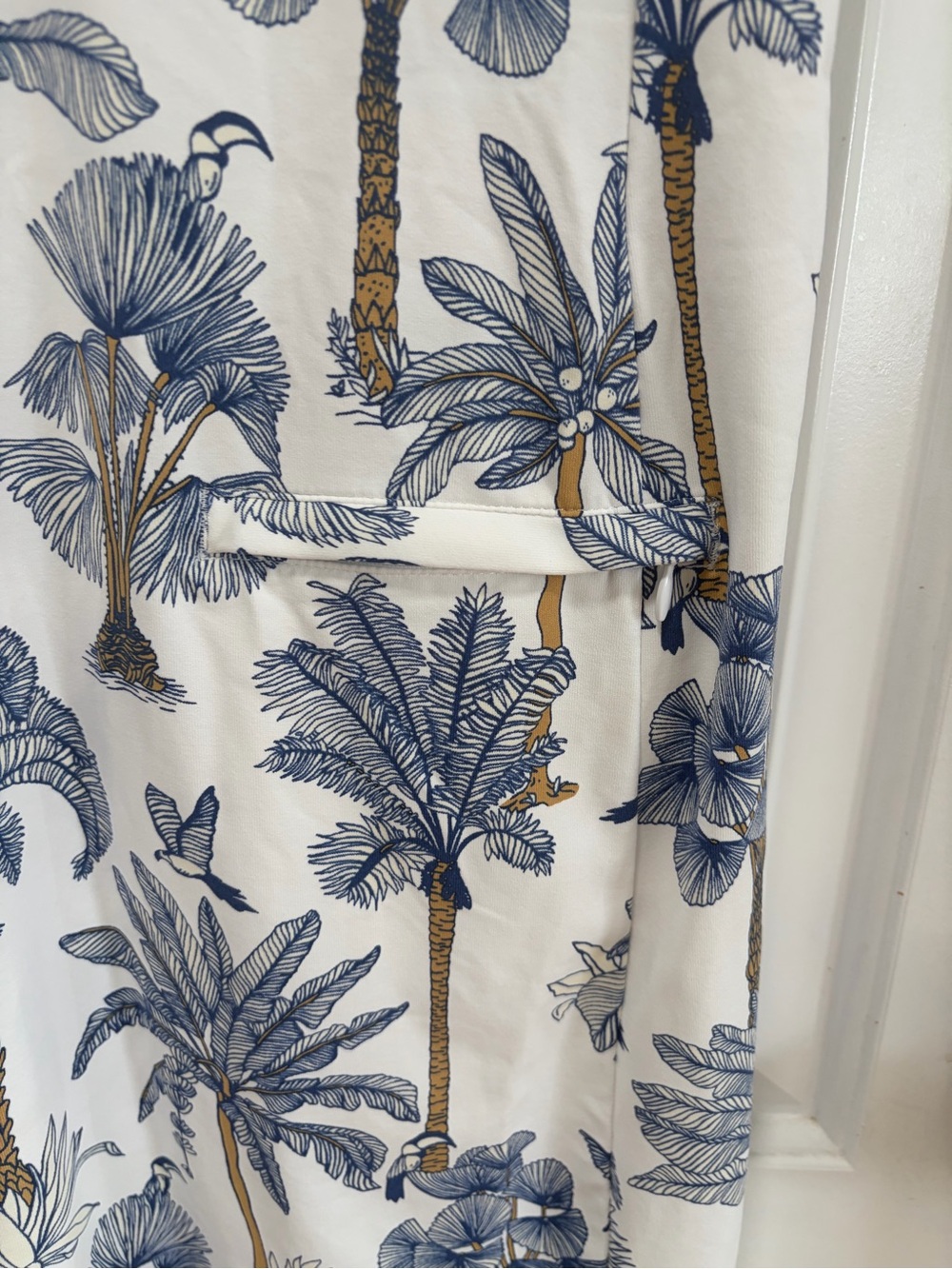 J. McLaughlin Sonnet Dress in Palm Sketch size Small Catalina Cloth Athleisure - Picture 6 of 9
